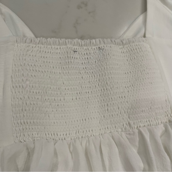 NWOT Vici White Puff Sleeve Blouse - Picture 11 of 15